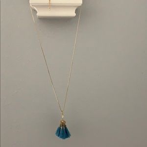 Long tassel necklace